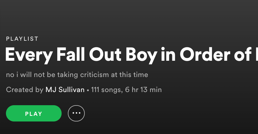 Every Fall Out Boy Song Ranked